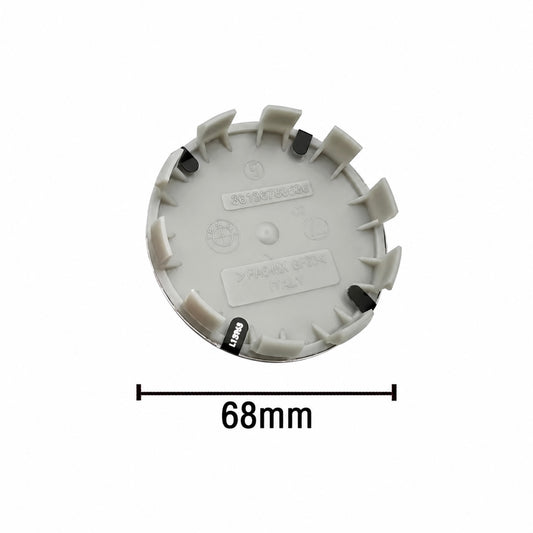 Cache moyeux de roue BMW 68 mm – Lot de 4