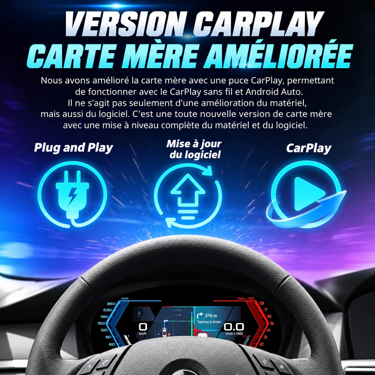 Compteur Digital avec CarPlay – BMW Série 1 F20/F21